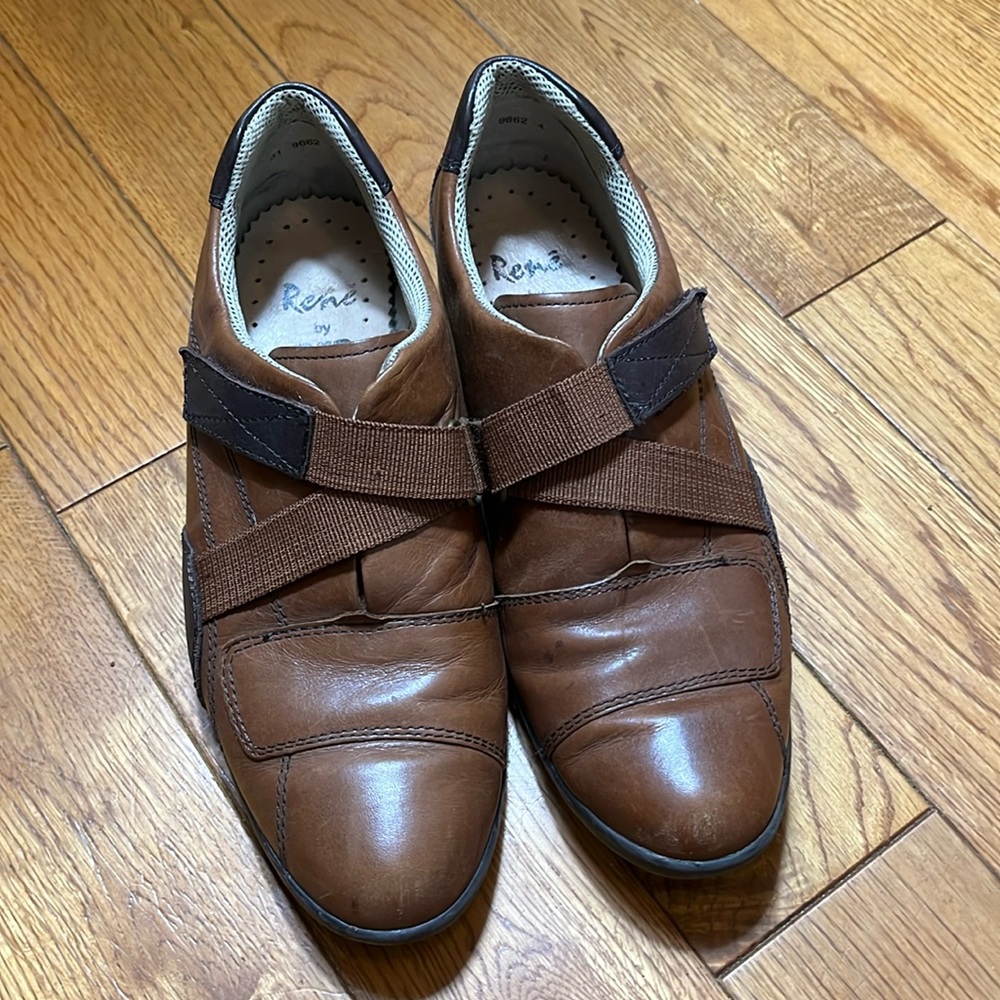 Rene by ara | women’s German made leather shoes brown casual dress shoe